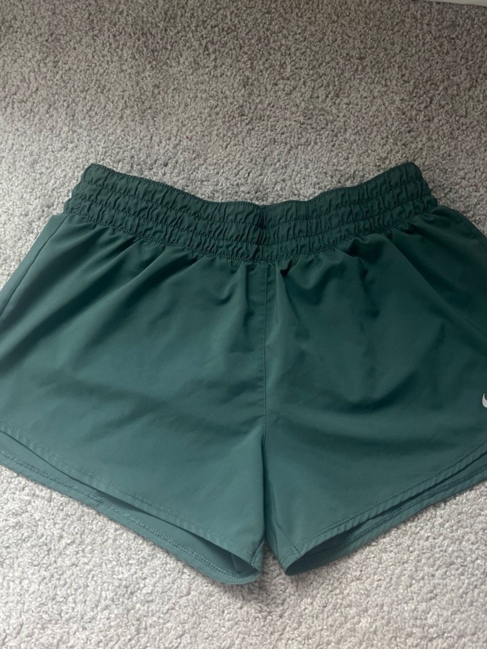 Nike Women's Forest Green Athletic Shorts